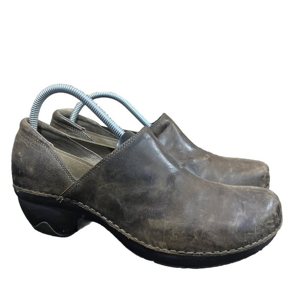 Patagonia Better Clogs Womens Sz 10 Espresso Leather Slip On Mule Comfort Boho - Picture 1 of 8